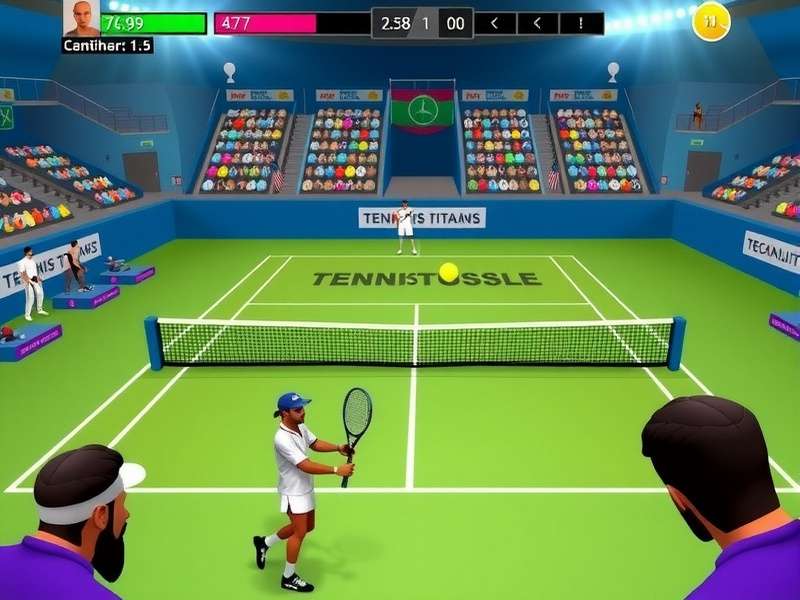 Tennis Titans Tussle gameplay screenshot